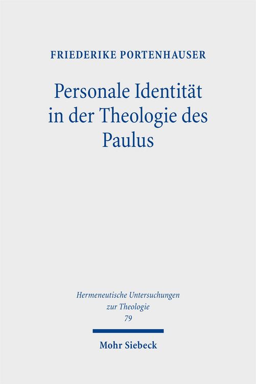 Produktbild: Personale Identit&auml;t in der Theologie des Paulus