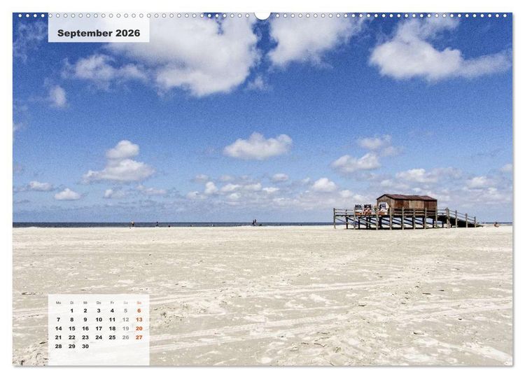 Produktbild: Nord-Ostsee Impressionen (Wandkalender 2026 DIN A2 quer), CALVENDO Monatskalender