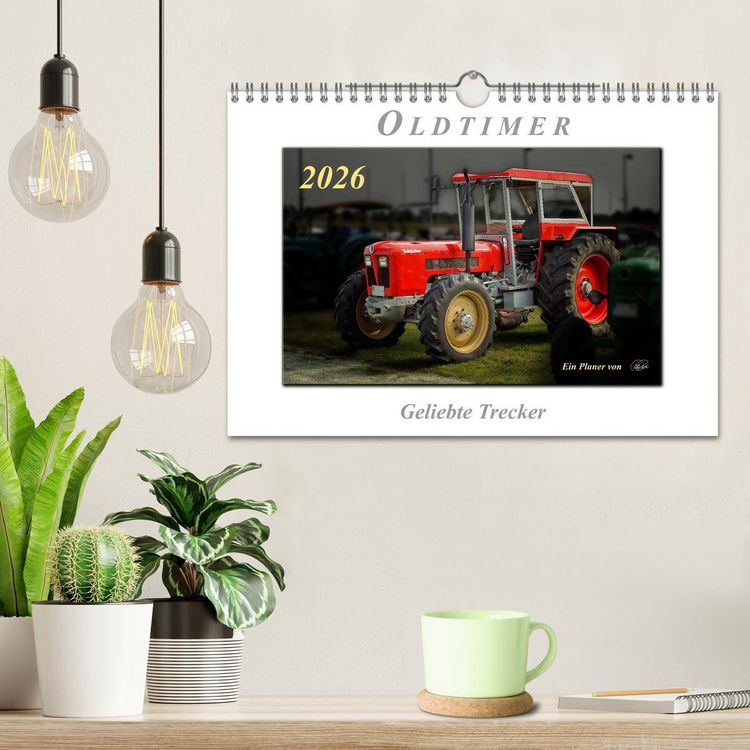 Produktbild: Oldtimer - geliebte Trecker (Wandkalender 2026 DIN A4 quer), CALVENDO Monatskalender