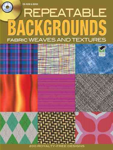 Produktbild: Repeatable Backgrounds: Fabric Weaves and Textures CD-ROM & Book