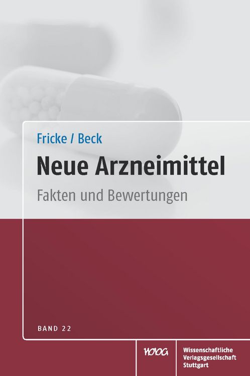 Produktbild: Neue Arzneimittel Band 22