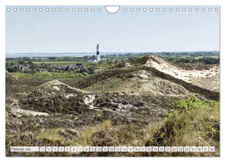 Produktbild: Vielf&auml;ltiges Sylt - Mehr als Strand (Wandkalender 2026 DIN A4 quer), CALVENDO Monatskalender
