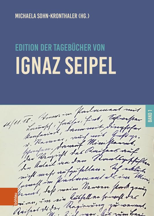 Produktbild: Edition der Tageb&uuml;cher von Ignaz Seipel