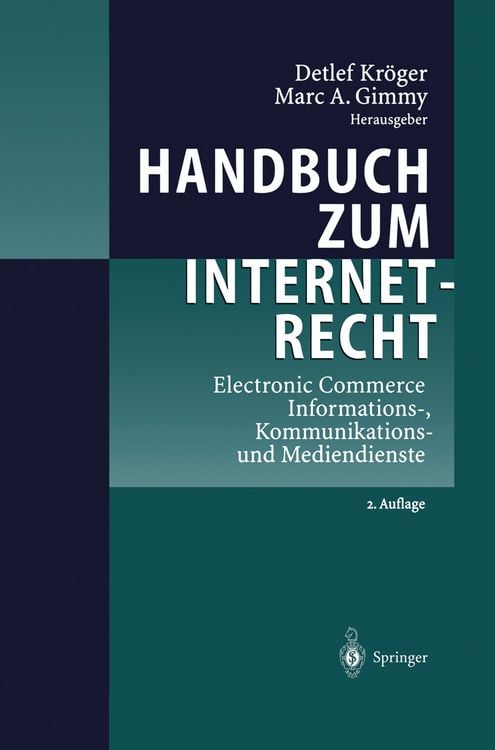 Produktbild: Handbuch zum Internetrecht
