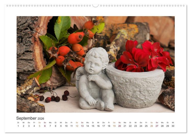 Produktbild: Blumen, Bl&uuml;ten, Dekoliebe (Wandkalender 2026 DIN A2 quer), CALVENDO Monatskalender