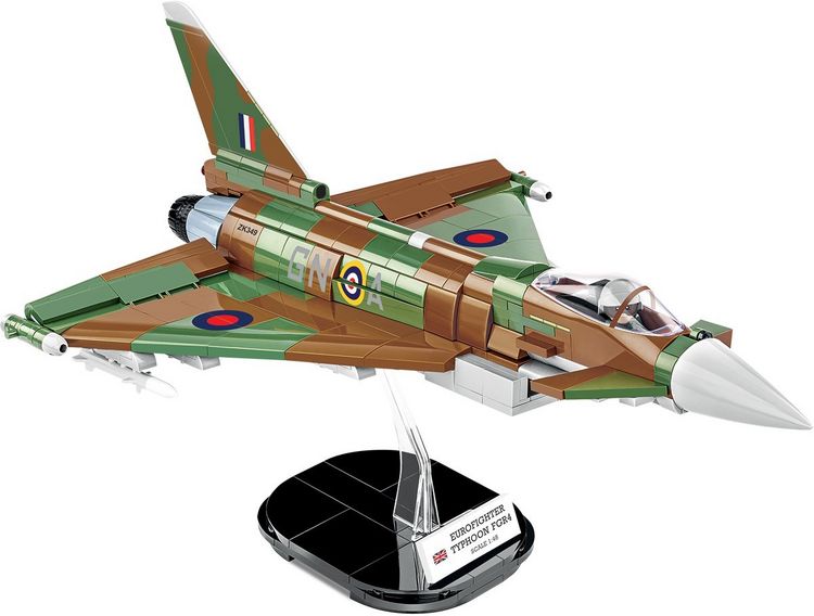 Produktbild: COBI Armed Forces 5843 - RAF Typhoon FGR4 GiNA, Bausatz 1:48, 577 Klemmbausteine