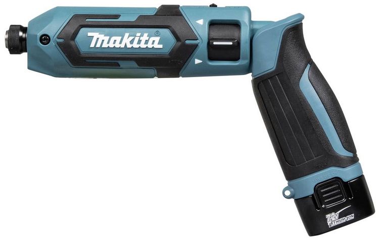 Produktbild: Makita TD022DSE Schlagschrauber 7.2V 1.5Ah Li-Ion inkl. 2. Akku, inkl. Tasche