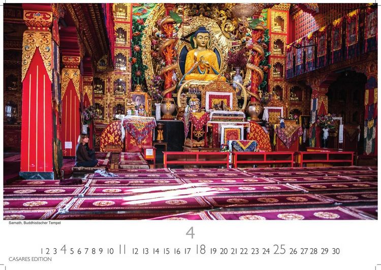 Produktbild: Indien Kalender 2027 &ndash; Wandkalender | Fotokalender Asien 24x35cm - Entdecken Sie die vielf&auml;ltige Kultur Indiens in 12 faszinierenden Fotos