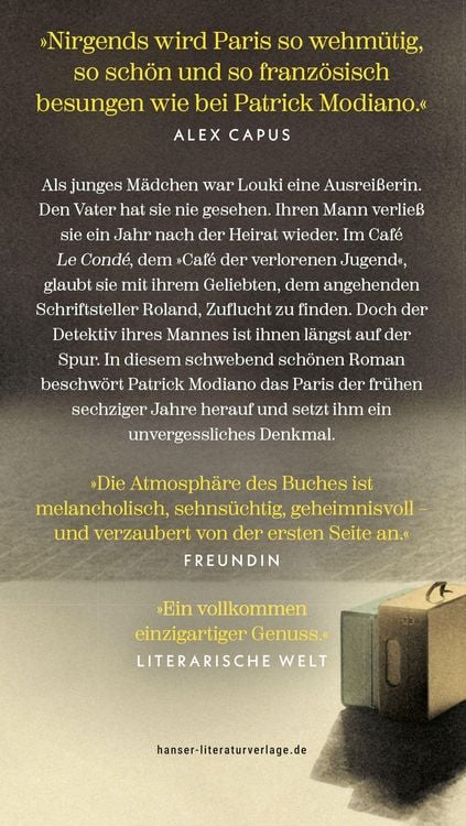 Produktbild: Im Caf&eacute; der verlorenen Jugend