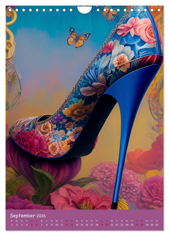 Produktbild: HighHeelArt (Wandkalender 2026 DIN A4 hoch), CALVENDO Monatskalender