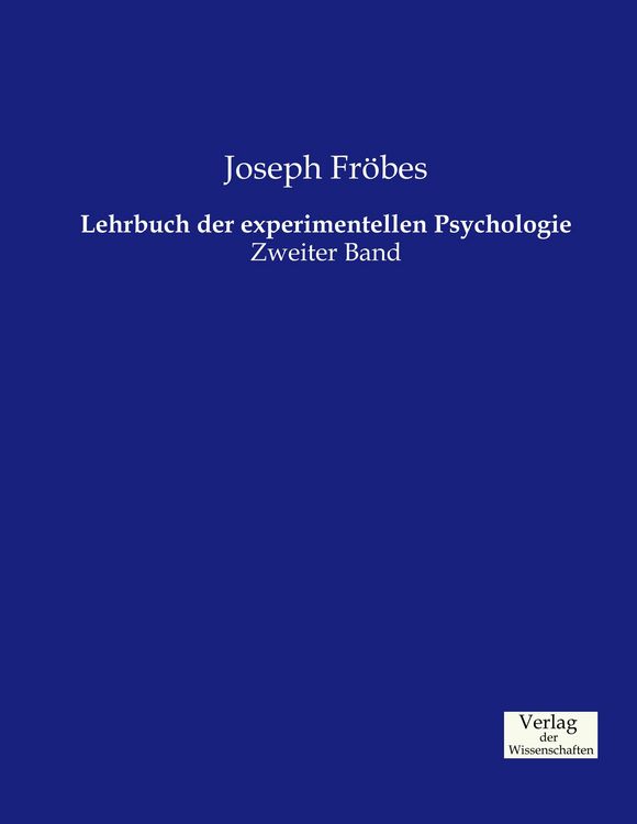 Produktbild: Lehrbuch der experimentellen Psychologie