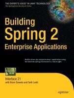 Produktbild: Building Spring 2 Enterprise Applications