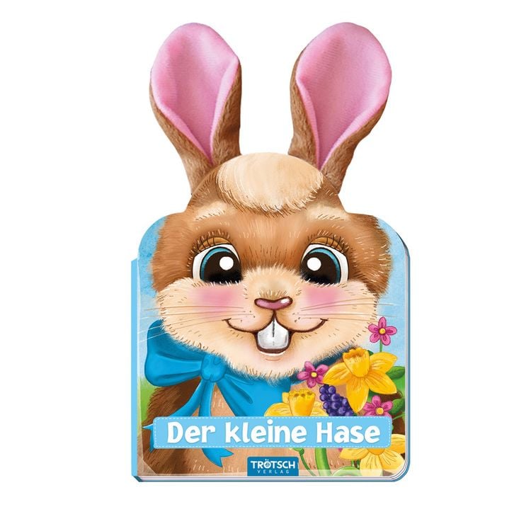 Produktbild: Tr&ouml;tsch Der kleine Hase Pappenbuch mit Pl&uuml;schohren