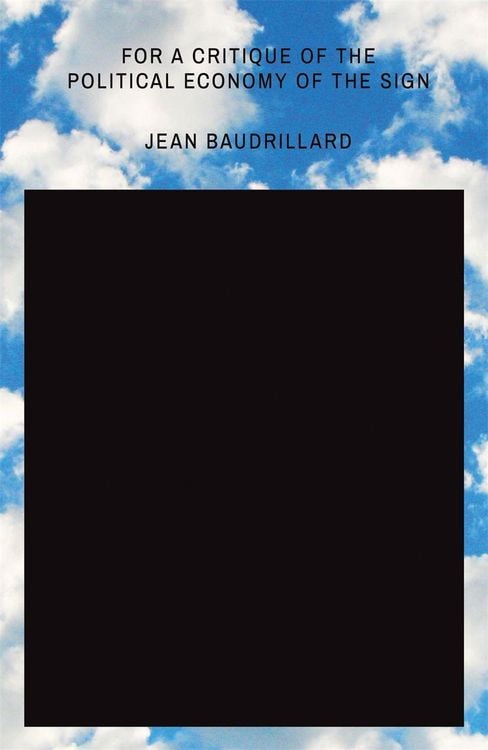 Produktbild: For a Critique of the Political Economy of the Sign