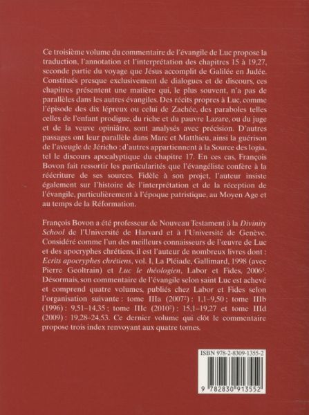 Produktbild: L'Evangile selon saint Luc (15,1 - 19,27)