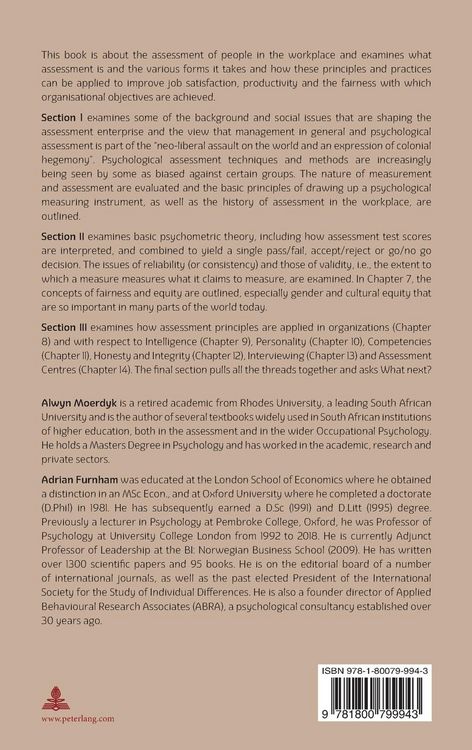 Produktbild: Assessment and selection in the 21st Century