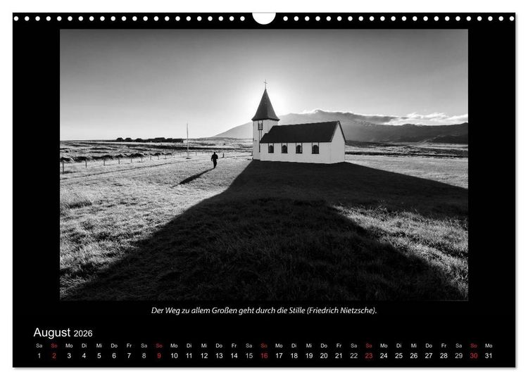 Produktbild: Schwarz-Weis(s)heiten (Wandkalender 2026 DIN A3 quer), CALVENDO Monatskalender