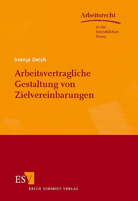 Produktbild: Arbeitsvertragliche Gestaltung von Zielvereinbarungen