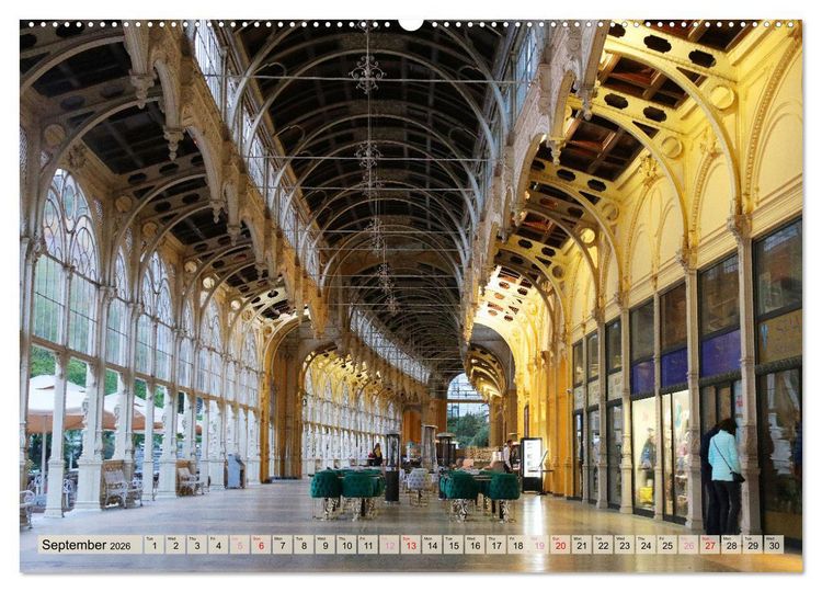 Produktbild: Famous Spas in the Czech Republic (Wall Calendar 2026 DIN A2 landscape), CALVENDO 12 Month Wall Calendar