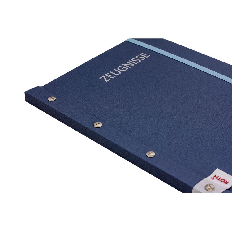 Produktbild: Zeugnismappe Metallium Blue