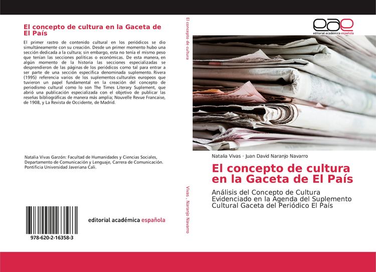 Produktbild: El concepto de cultura en la Gaceta de El Pa&iacute;s