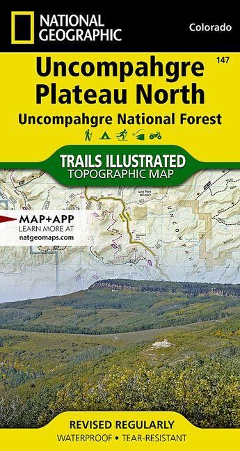 Produktbild: Uncompahgre Plateau North Map [Uncompahgre National Forest]