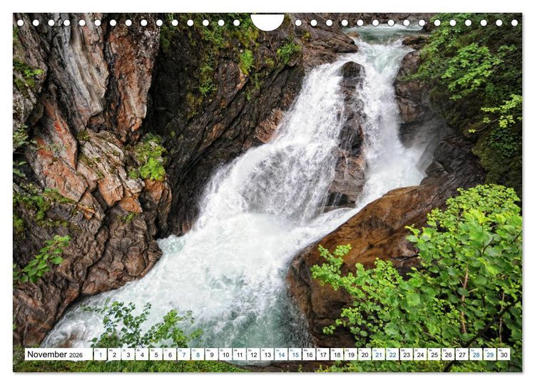 Produktbild: Krimmler Wasserf&auml;lle - Naturlandschaft Krimmler Achental (Wandkalender 2026 DIN A4 quer), CALVENDO Monatskalender