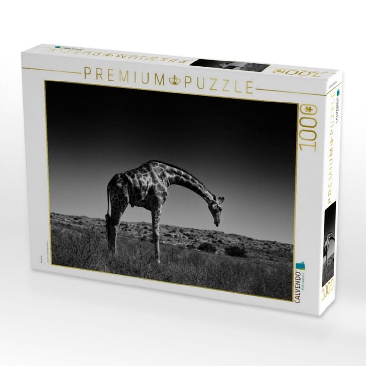 Produktbild: CALVENDO Puzzle Giraffe | 1000 Teile Lege-Gr&ouml;&szlig;e 64x48cm Foto-Puzzle f&uuml;r gl&uuml;ckliche Stunden