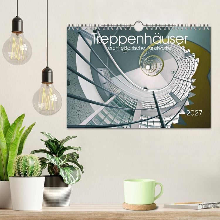 Produktbild: Treppenh&auml;user architektonische Kunstwerke (Wandkalender 2027 DIN A4 quer), CALVENDO Monatskalender