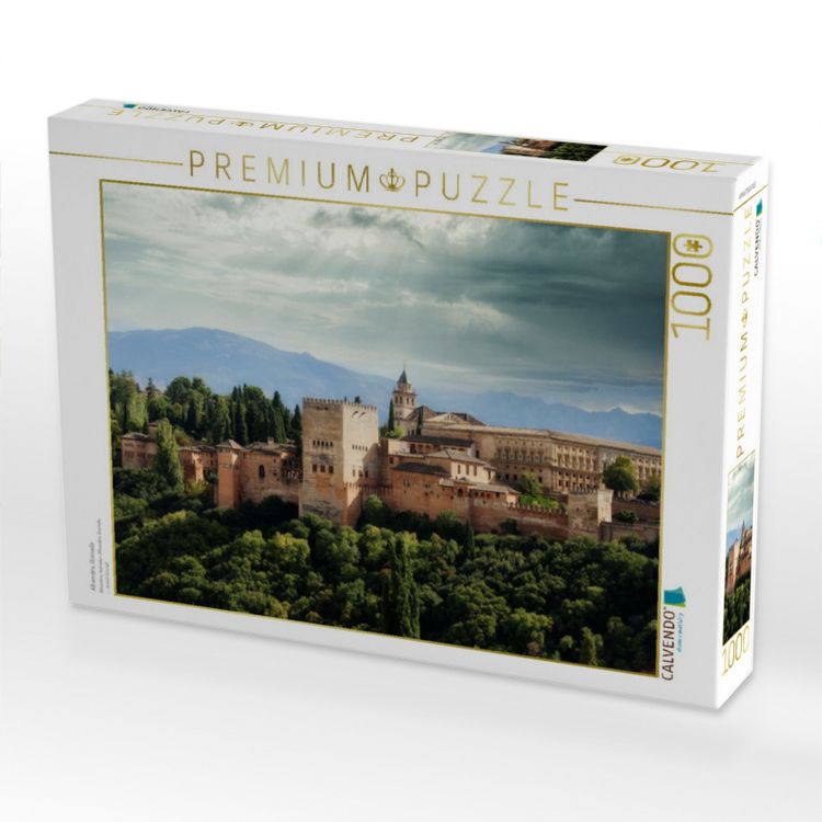 Produktbild: CALVENDO Puzzle Alhambra, Granada | 1000 Teile Lege-Gr&ouml;&szlig;e 64x48cm Foto-Puzzle f&uuml;r gl&uuml;ckliche Stunden