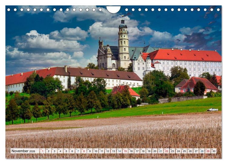 Produktbild: S&uuml;ddeutschland im Fokus (Wandkalender 2026 DIN A4 quer), CALVENDO Monatskalender