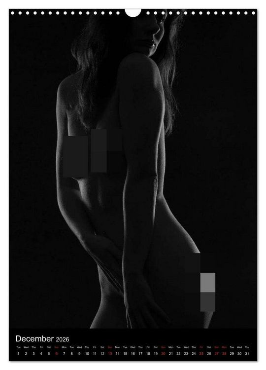 Produktbild: Erotic Silhouettes / UK-Version (Wall Calendar 2026 DIN A3 portrait), CALVENDO 12 Month Wall Calendar