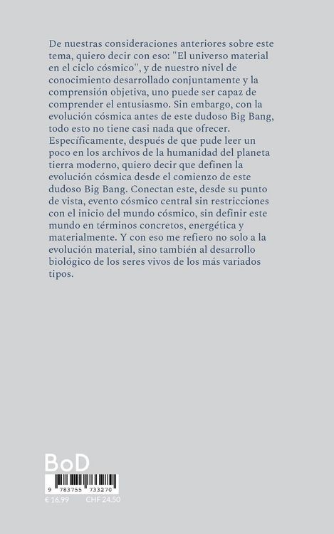 Produktbild: El dudoso big bang c&oacute;smico