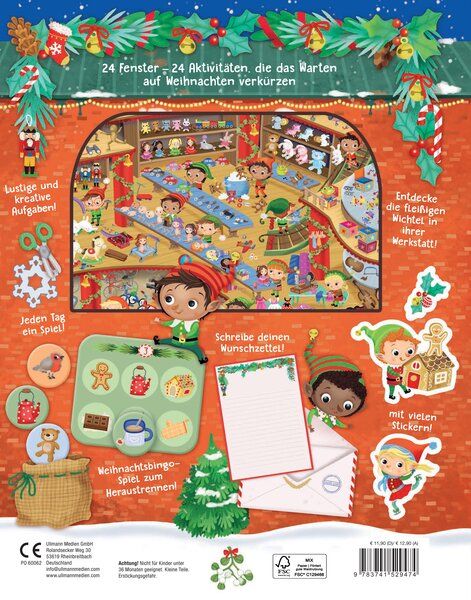 Produktbild: Adventskalenderbuch - Die Wichtel-Werkstatt