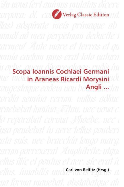 Produktbild: Scopa Ioannis Cochlaei Germani in Araneas Ricardi Morysini Angli ...