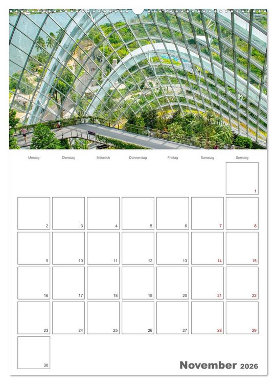 Produktbild: Unterwegs in Singapur (hochwertiger Premium Wandkalender 2026 DIN A2 hoch), Kunstdruck in Hochglanz