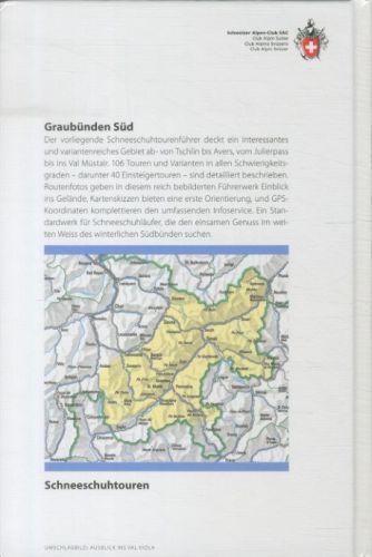 Produktbild: Graub&uuml;nden S&uuml;d Schneeschuhtouren-F&uuml;hrer
