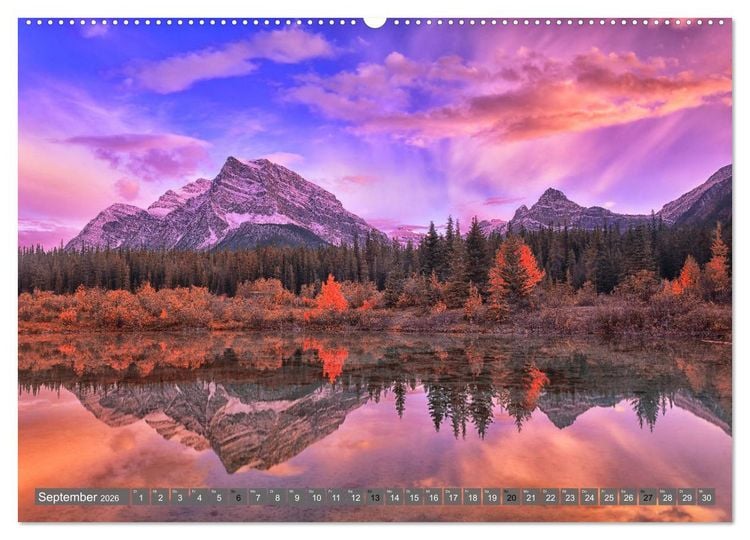 Produktbild: Kanada der Westen (hochwertiger Premium Wandkalender 2026 DIN A2 quer), Kunstdruck in Hochglanz