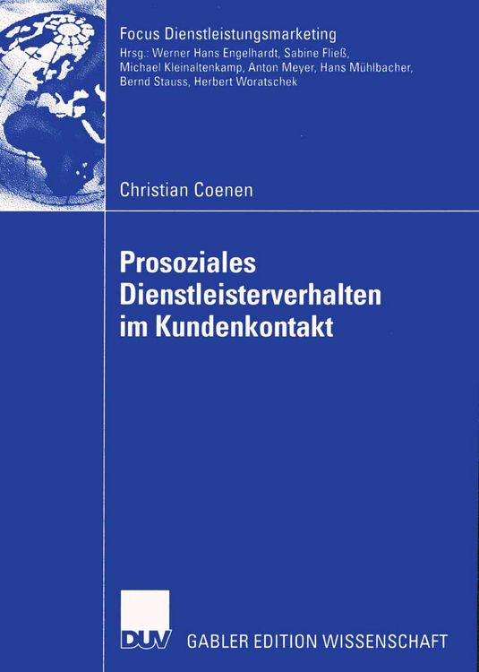 Produktbild: Prosoziales Dienstleisterverhalten im Kundenkontakt