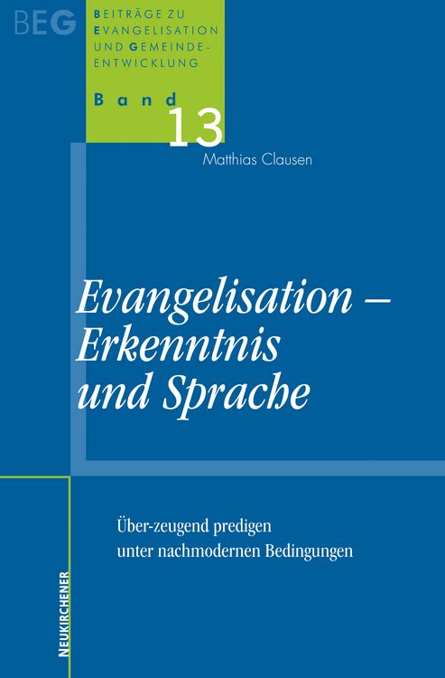 Produktbild: Evangelisation, Erkenntnis und Sprache