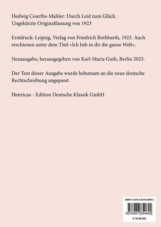 Produktbild: Durch Leid zum Gl&uuml;ck (Gro&szlig;druck)