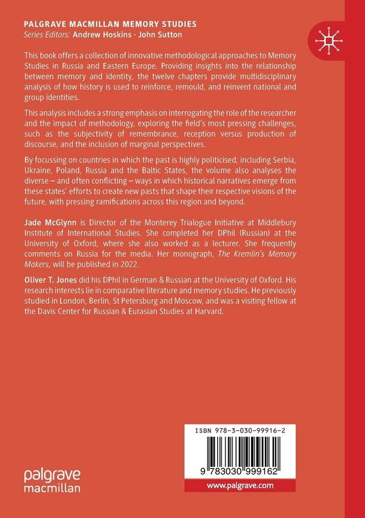 Produktbild: Researching Memory and Identity in Russia and Eastern Europe