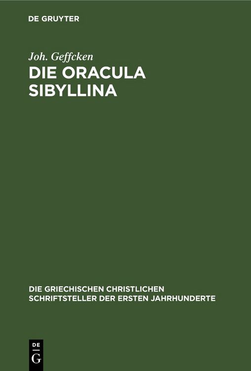 Produktbild: Die Oracula Sibyllina