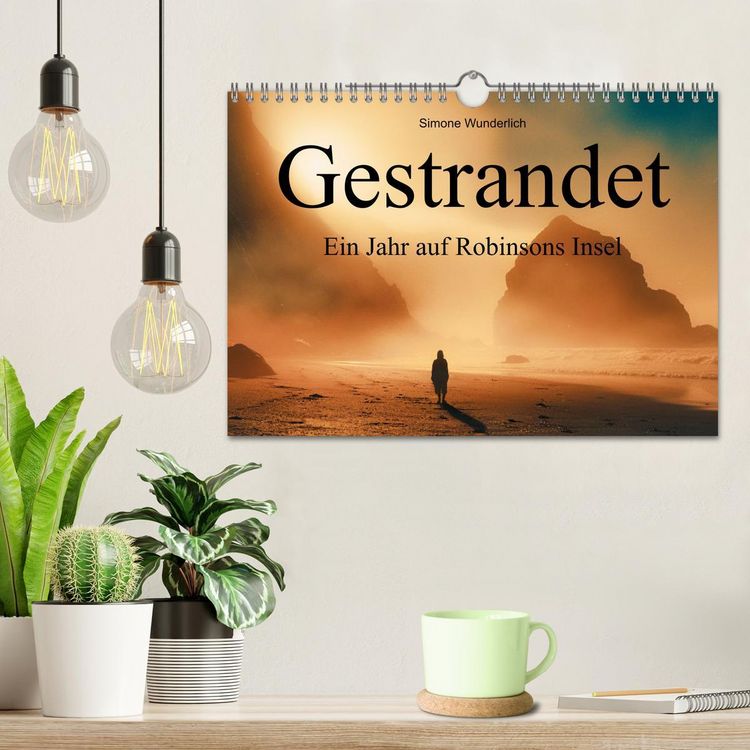 Produktbild: Gestrandet - Ein Jahr auf Robinsons Insel (Wandkalender 2026 DIN A4 quer), CALVENDO Monatskalender