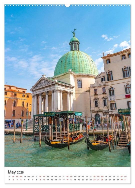 Produktbild: Italy, Venice - Immortal City on Water (Wall Calendar 2026 DIN A2 portrait), CALVENDO 12 Month Wall Calendar