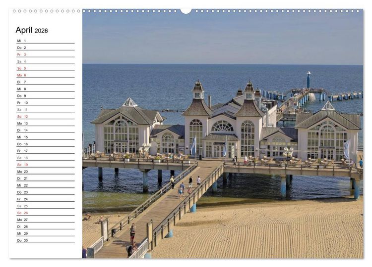 Produktbild: Treffpunkt Ostsee (Wandkalender 2026 DIN A2 quer), CALVENDO Monatskalender