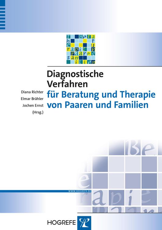 Produktbild: Diagnostische Verfahren f&uuml;r Beratung und Therapie von Paaren und Familien