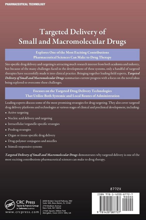 Produktbild: Targeted Delivery of Small and Macromolecular Drugs