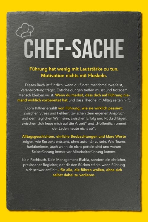 Produktbild: Chef-Sache: Was F&uuml;hrungskr&auml;fte von K&uuml;chenchefs lernen k&ouml;nnen