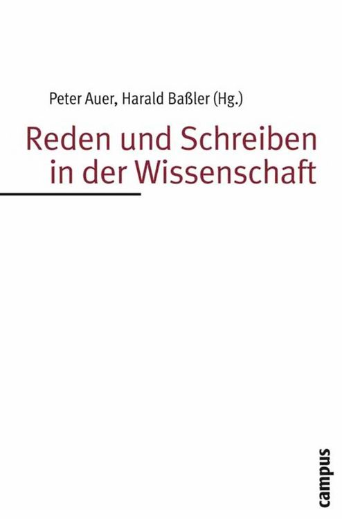 Produktbild: Reden und Schreiben in der Wissenschaft